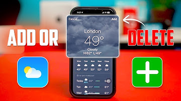 How to Add or Delete City in Weather App on iPhone | iPhone Weather App Settings