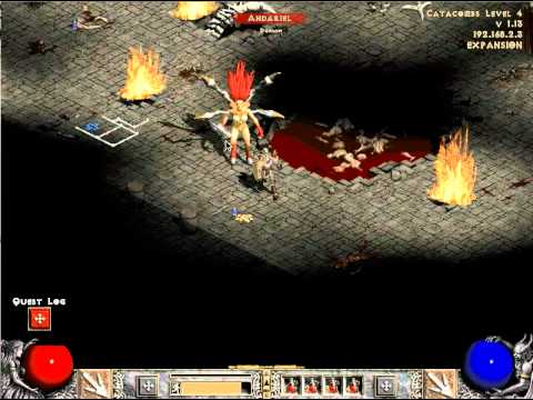 Diablo 2 Level 1 Barb vs. Andy (v2)