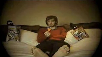 In bed with Doritos