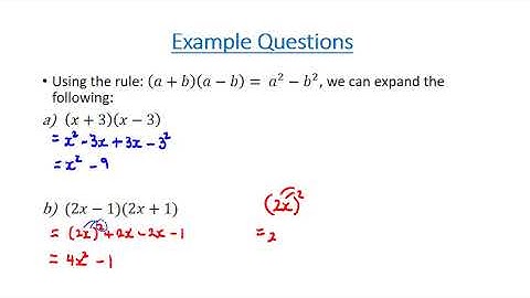 Difference of two squares expansion youtube file
