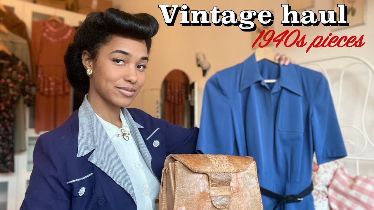 Collective vintage haul - lots of 1940s pieces!