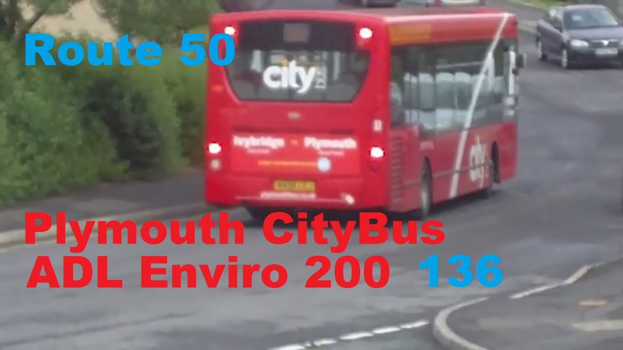 plymouth-citybus-enviro-200-on-route-50-youtube