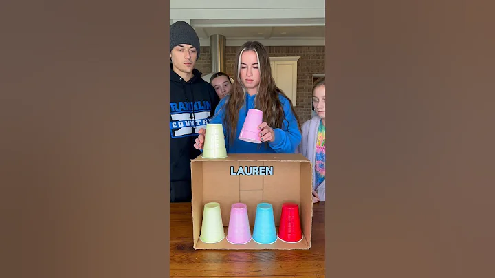 Family Cup Match Challenge #familygamenight #familyfun !