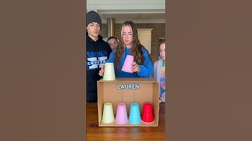 Family Cup Match Challenge #familygamenight #familyfun !