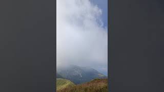 Dancing Clouds, Peaceful Peak Mountain Serenity Ambiance #skyshort #mountainshorts #natureshortfilm