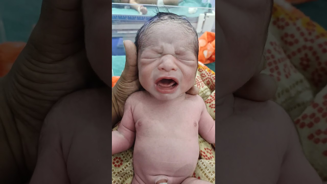 Newborn’s First Cry Moments – Heartwarming Welcome to the World. #NewbornFirstCry #BabyFirstCry