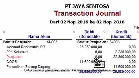 Demo Software Akuntansi Accurate Online