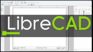 LibreCAD Tutorial: How to Draw a Title Block & Border (Letter Paper Size)