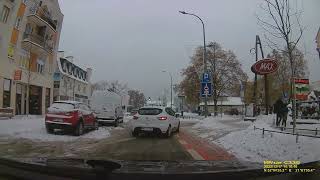 Jazda w Polsce podczas zimy / Piaseczno / Winter driving in Poland / 2 x Timelapse