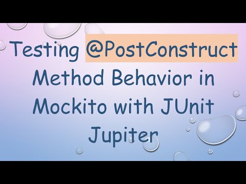 Testing @ PostConstruct Method Behavior in Mockito with JUnit Jupiter