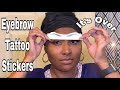 Eyebrow Tattoo Sticker Tutorial