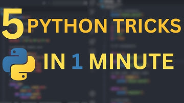 5 PYTHON TRICKS IN JUST 74 SECONDS | Python for begginers