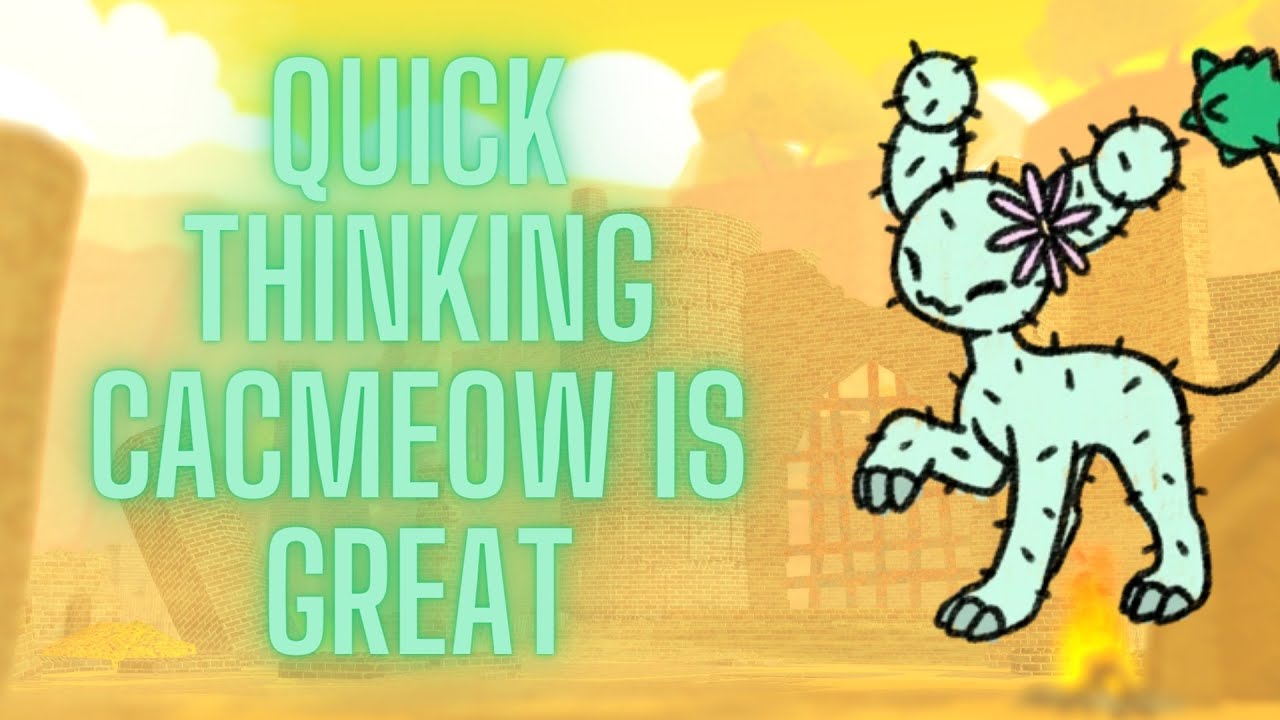 I used cacmeow and it was pretty good | Doodle World pvp