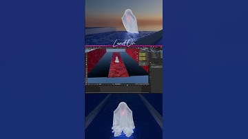 Watch the timelapse of this cute ghost taking shape and strolling through heaven in Blender!