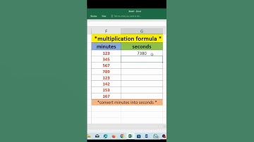 Excel Formula Magic: Convert Minutes to Seconds".                  Ms office trick