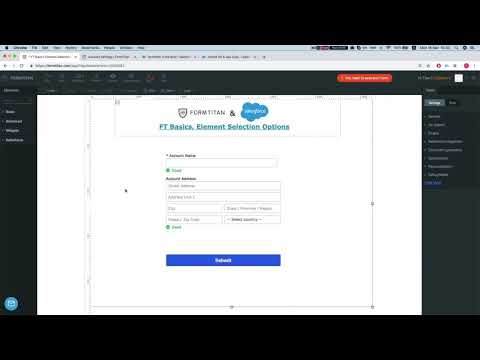 Getting Started: Element selection