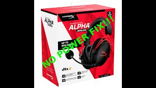 HyperX Cloud Alpha No Power Fix!