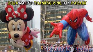 RAINY ⭐️ Macy's  🦃 THANKSGIVING Day Parade 2024 | Full [4K]