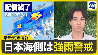 ウェザーニュースの配信のサムネイル画像