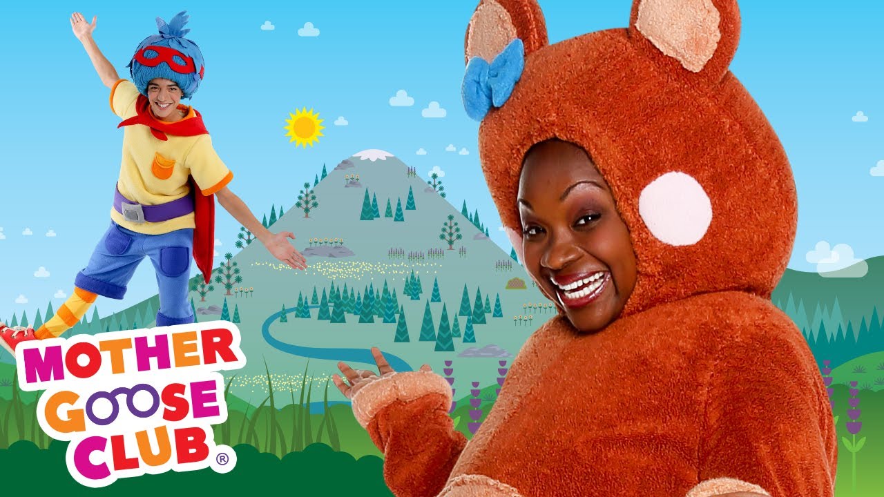 The Bear Went Over the Mountain + More | Mother Goose Club Nursery ...