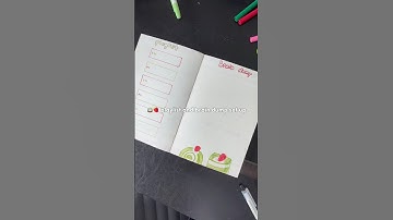 🍵🍓 playlist and brain dump setup #bujo #bulletjournal #matchastrawberry #braindump