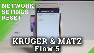 How to Reset Network Settings on KRUGER & MATZ Flow 5 - Restore Netwok Defaults |HardReset.Info