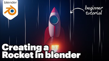 Creating a stylized rocket in blender - PART2 I Blender Beginner Tutorial