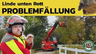 Problemfällung nah am Haus