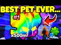 I Got the BEST Rainbow SECRET PET in Tap Simulator... (INSANE)