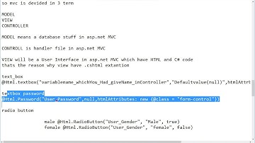Episode: 5 General Information Asp.net MVC