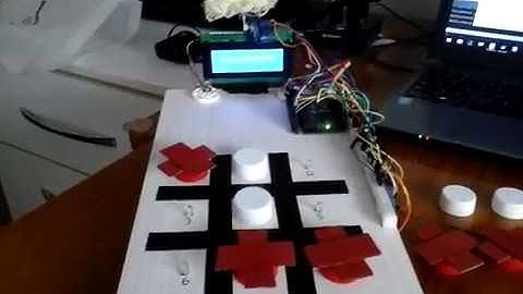 Artificial Intelligence: Minimax algorithm in Arduino board - TicTacToe. Human begins.