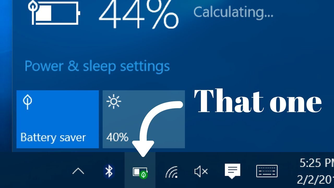 Battery Saver Windows 10.