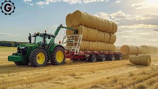 : Most Incredible Bale Handling and Modern Agriculture Machines!