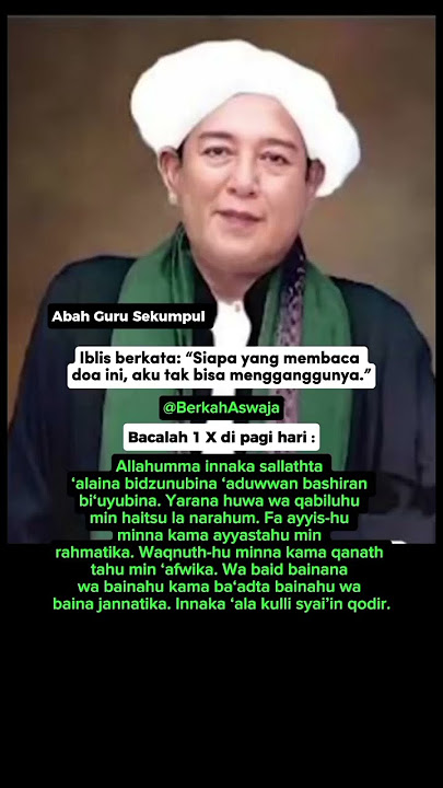 Doa Ampuh ! Iblis Tak Bisa Ganggu #abahgurusekumpul #shorts