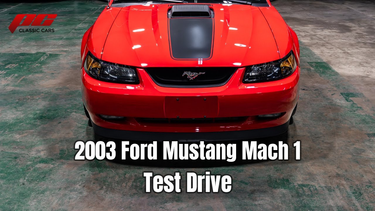 2003 Ford Mustang Mach 1 Test Drive-4.6-5 Speed-5K Miles