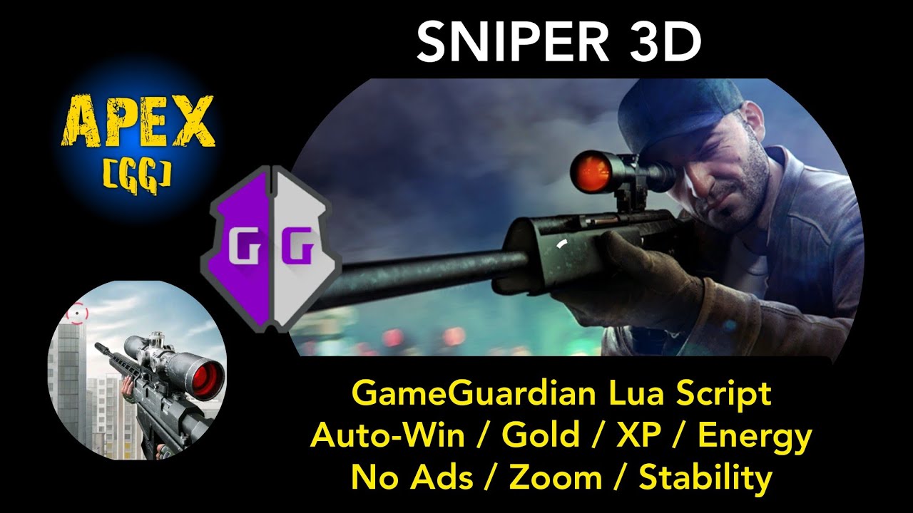 SNIPER 3D (Game Guardian Lua Script) Hack