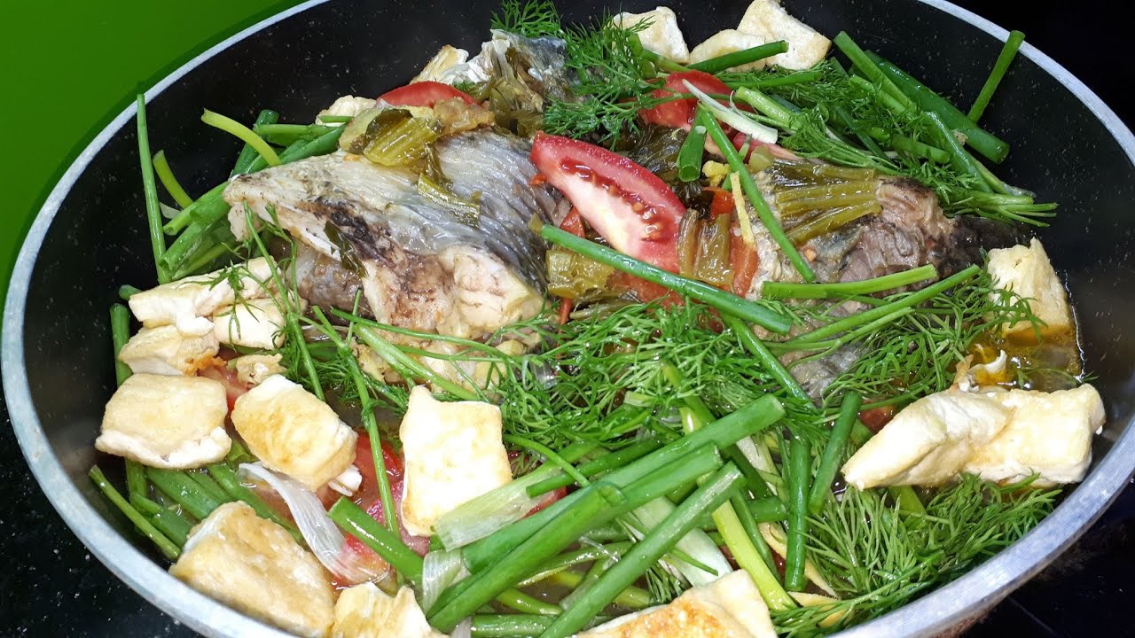 Hướng dẫn Cách nấu cá chép om dưa – Cách nấu lẩu cá chép om dưa ngon