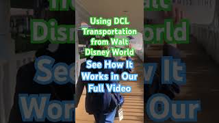 How to use DCL bus from Walt Disney World to Disney Cruise from Port Canaveral.  #shorts Wealth