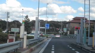 Driving thru ETC toll gate