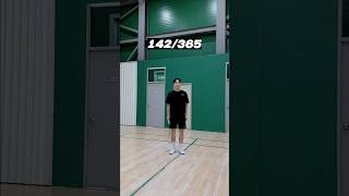 142/365 Challenge(overhead swing)🏸🔥 #Badminton #Challenge