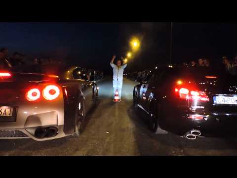 NISSAN GT-R vs LEXUS IS-F