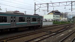 常磐線　E501系K704編成（機器更新車）　友部発車