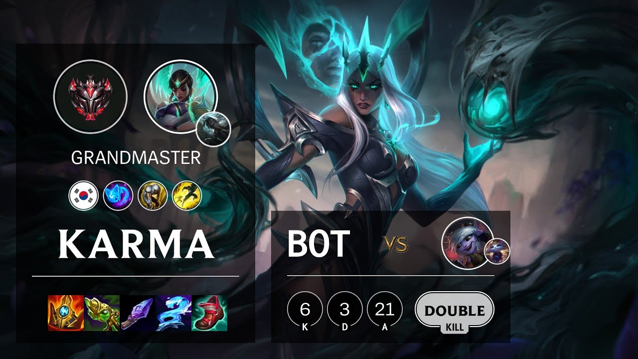 Karma Bot vs Tristana - KR Grandmaster Patch 11.13