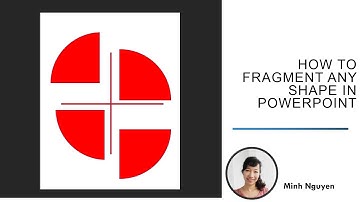 How to fragment a shape in PowerPoint