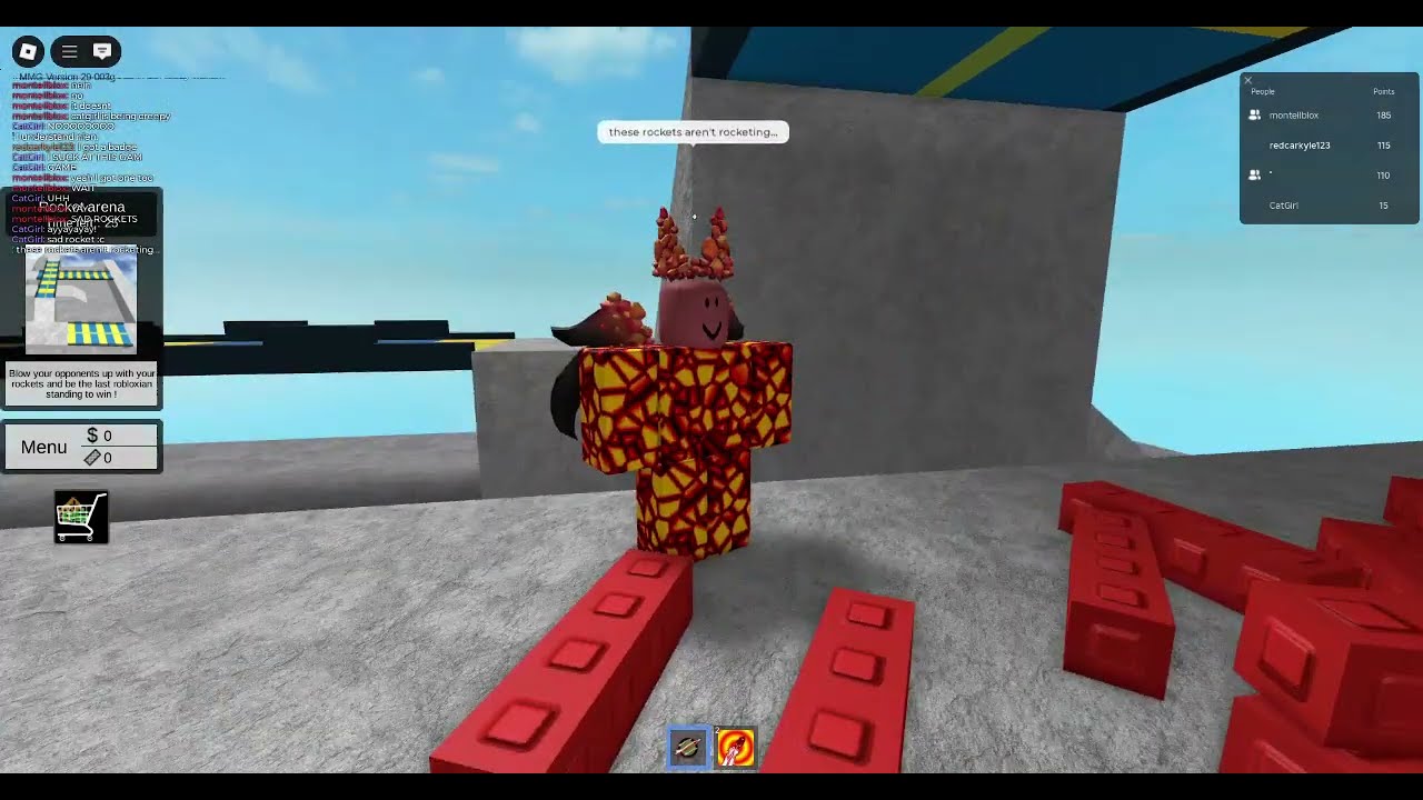 "these rockets aren't rocketing..."