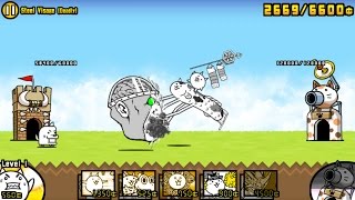 The Battle Cats - Cheerleader Cat VS CyberFace