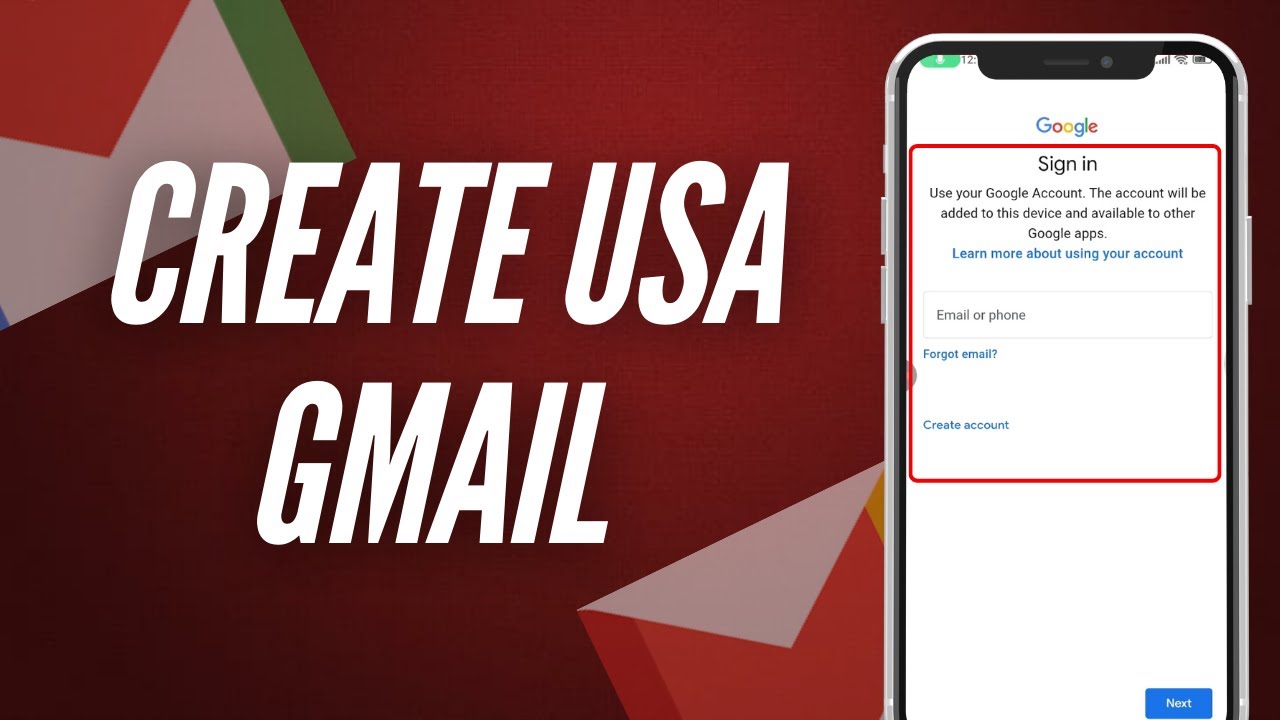 How to Create USA Gmail Account 2026 | Quick & Easy Guide