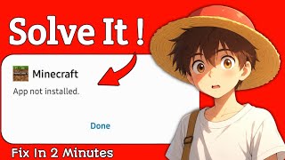 Easiest Method to Fix 'Minecraft App Not Installed' in Just 1 Minutes⏱️! Watch This !"