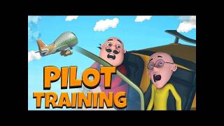 Motu Patlu Pilot Training Adventure ✈️ | Funny Cartoon Moments