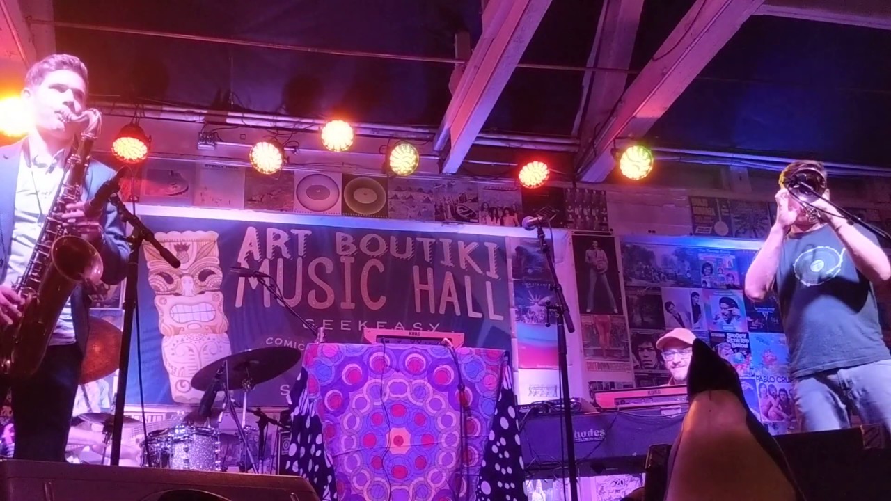 Kneebody - Drum Battle (LIVE @ The Art Boutiki Music Hall, San Jose 10-6-2019)